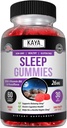 Kaya Naturals Melatonin Gummies (26mg) Health Supplement & Sleep Aid for Adults, Hilft Ihnen, Einschlafen Natürlich, Vitamin B6 Gummies - 60 Gummy Vitamine für Damen und Herren - 30-Day Supply