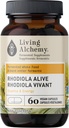 Rhodiola Rosea Supplement mit Astragalus & Turmeric - Kognitive, athletische Leistung, & Adrenal Energy Support für Männer & Frauen - Vegan, Non-GMO - Living Alchemy, 60 Stk.