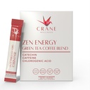 ZEN ENERGIE GREEN TEA UND KOFFE BLEND - Made in Japan, Non-Gmo | 30 Individuelle Sachets | Hot or Iced