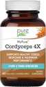 PURE ESSENCE LABS MyPure Cordyceps 4X Pilze - Konzentrierte Cordyceps Pilzpulver Ergänzungen für Immunsystem, Stressreaktion, körperliche und psychische Leistung - 2 Monate Versorgung