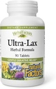 HerbalFactors by Natural Factors, Ultra-Lax Kräuterformel, Gently unterstützt Relief von okzialen Verstopfung, 90 Tabletten (90 Portionen)
