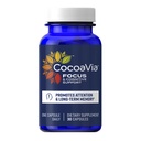 CocoaVia Memory & Focus Brain Supplement, 30 Tage, Cocoa Flavanol Blend, Lutein, Hinzugefügt Koffein für Boost. Verbessern Sie kognitive Funktion, Aufmerksamkeit, Vegan & Pflanzen basiert, 30 Kapseln