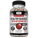 Kaya Naturals Gesundes Gluco mit Bittermelon-Ergänzung | Unterstützt gesunde Niveaus und Funktion, 20 Kräuter Vitamine und Mineralstoffe, Alpha Lipoic Acide, Cinnamon, Vitamin C & E, Non-GMO (120 Count)