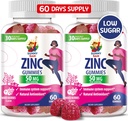 Zinkgummis für Erwachsene - Zink Kaugummi für Immununterstützung - Leistungsstarke natürliche Antioxidante Non-GMO Ergänzung für Kinder Männer Frau Erwachsene