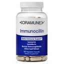 Unterstützungsergänzung mit Transferfaktor und Pure Colostrum ImmunoCillin | Lysozyme, Lactoferrin, Bovine Immunoglobulin & Olive Leaf Extract, 60 Kapseln