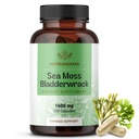 HERBAMAMA Sea Moss und Bladderwrack Capsules - 1600mg Irish Sea Moss for Immune Support - Vegan, Non-GMO Immunity Supplement für Gesamtunterstützung
