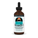 Quelle Naturals Vitamin D-3 Flüssigkeitstropfen 2000 iu unterstützt Knochen- und Immungesundheit* - 2 Flüssige Unze