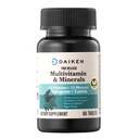 DAIKEN Mini Multivitamin, 60 compresse, potenziato con Lutein, Lycopene & Acido Folico, Time Rilasciato Multivitamina per Donne & Uomini, Vegan & Facile da ingoiare