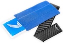 Pack de glace réutilisable pour les blessures avec enroulement par Kinetic Labs - Pack chaud et froid pour les blessures avec sangle - Enroulement de glace pour la chirurgie du genou de la tête de cou de hanche dos (Grande)