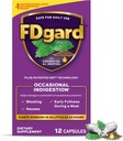 FDgard Gut Health Supplement, Verdauung, Übelkeit & Bloating, Upset Stomach, 12 Kapseln