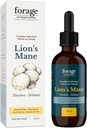 Lion's Mane Tincture, mit Premium Pilzextrakt, für Memory-Verbesserung und Nerve-Unterstützung, Dual-Extrakt, Alkoholfrei, 60 ml