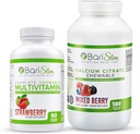 BariSlim Bariatric Calcium Citrat & Complete Multivitamin Chewable Tablet - Bariatric Vitamin und Ergänzung für Post Bariatric Chirurgie einschließlich Magen Bypass und Sleeve