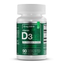 Éléments essentiels D3 Vitamines 5000 UI Softgels à l'huile d'olive pour le soutien osseux, musculaire et immunitaire