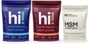 Human Improvement Performance Protein (Chocolate & Vanilla) und MSM Cellular Detox Bundle