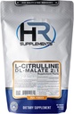 Suppléments RH L-Citrulline DL-Malate 2:1 Poudre, 500 grammes (1,1 lb), Non aromatisé, testé en laboratoire, Scoop inclus