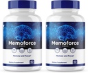 (2 Pack) Memoforce Pillen, Memo Force Supplement, Memoforce Kognitive Gesundheit, MemoForce Memory Capsules, Memo Force Advanced Formula, MemoForce Brain Support, Fokus Memo Force Tablets, (120 Caps)