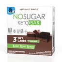 Keine Zucker Keto Bar Snack, Fudge Brownie, 12 x 1.41oz Bars - Low Carb No Sugar Keto Snack Food mit Keto Friendly Macros, 3g Net Carb, 9g Plant Based Protein, 13g Healthy Fat, Sugar Free (0g)