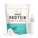 Live Conscious Vegan Pea Protein Powder - Vanilla Dream Flavor | Plant-Based Vegan Protein Blend - Pea, Brown Rice, Kürbis, Sacha Inchi | 20 Servierungen 18 oz