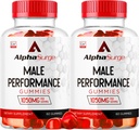 LIVORKA Alpha Surge für Herren - Alpha Surge Gummies für Männer, Alfa Surge Gummies 1050mg, Alpha Surge XL Gummie, Alphasurge Gummies, Alfa Surge Gummies, Alpha Sugre Männlich, 120 Gummies für 2 Monate