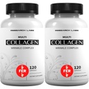 Research Labs 2 for 1 Promo 240 Collagen Pillen - 6000 mg pro Tag. Gras Fed Anti-Aging-Unterstützung für Haut, Gelenke, Tendons, Knochen, Haare und Nägel. Paleo Friendly. Collagen Peptide Pulverergänzung...