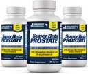 SUPER BETA PROSTATE Supplément de soutien pour la santé des hommes - Réduire les voyages dans les salles de bains, favoriser le sommeil, mieux vider les vêtements et la prostate saine, Beta Sitostérol - 60 comtes (paquet de 3)