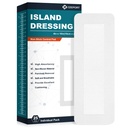Island Dressing Bordered Gauze 4"x10", 25 Individuell verpackte nicht-Stick Pad im Zentrum mit Adhesive Border, weich & hoch absorbierende medizinische Grad Dressing Gauze Pad für Wound Pflege und Erste Hilfe