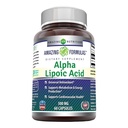 Erstaunliche Formeln Alpha Liponsäure 300 mg Kapseln Ergänzung | Non-GMO | Gluten Free | Made in USA (60 Count)