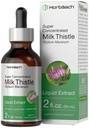 Horbäach Milchdistel Extrakt Flüssigkeit | 2 fl oz | Alkoholfrei | Vegetarisch, Non-GMO & Gluten Kostenlose Ergänzung
