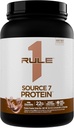 Regel 1 Quelle 7 Protein – Decadent Flavor, Velvety Smooth Texture, 22g Anytime Protein, und 10g Natürlich Occurring EAAs Pro Servieren von 7 Premium-Quellen (1.8 Pfund*, Milchschokolade)