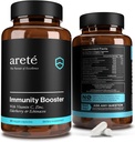 Premium Immunität Booster Supplement – 10 in 1 natürliches Atmungs- und Immunsystem Booster, 90 Kapseln, Vitamin C, Zink, Elderbeere, Kurkumin, Knoblauch, Probiotische Immun Boost unterstützen Vitamine
