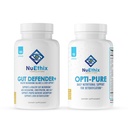 NuEthix Formulierungen Entgiftung und Microbiome Balance Supplement Bundle von Opti-Pure, 30 Portionen und Gut Defender+, 90 Portionen