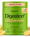 Feel Goods Gut Guardian, Organic Fiber, Probiotic & Prebiotic Powder, Sugar Free, Kräuter für Bloat, Gut Health Support, Verdauungsgesundheit für Männer und Frauen, Non GMO, Vegan, Lemon Ginger, 30 Servierungen