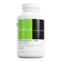 DaVinci Labs Kaubare C-300 - Vitamin C-Ergänzung zur Unterstützung der Immun-Gesundheit, Cholesterin- und Kollagenproduktion - Mit Vitamin C, Pectin und mehr - Glutenfrei - Cherry Flavor - 90 vegetarische Tabletten