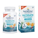 Nordic Naturals Ultimate Omega Jr., Erdbeeren - 120 Mini Soft Gels - 680 Total Omega-3s mit EPA & DHA - Gehirngesundheit, Stimmung, Lernen - Nicht-GVO - 60 Portionen