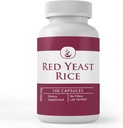 Ingrédients originaux purs Extrait de riz rouge de levure, (100 capsules) Toujours pur, sans additifs ou remplisseurs, laboratoire vérifié (100 capsules)