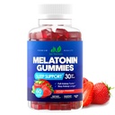 Melatonin 30mg Gummis für Erwachsene (60 Portionen) - Maximale Stärke Schlafunterstützung mit 30mg Melatonin pro Gummy - Glutenfrei, zuckerfrei, nicht gentechnisch verändert, 100% vegetarisch, Erdbeergeschmack - 60 Gummis