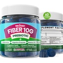 Ballaststoffe für Erwachsene, Sugar Free 10g Prebiotic Fiber Supplement mit Verdauungsenzymen, Probiotics & 100mg Betaine für Verdauungs- und Gutgesundheit und Regulate Bowel Movement, Vegan, Gelatin Free, 60ct