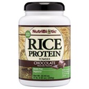 NutriBiotic Chocolate Rice Protein, 1 lb. 6.9 oz | Low Carb, Vegetarisch & Keto-Friendly Raw Protein Powder | Grown & Processed without Chemicals, GMOs oder Gluten | Easy to Digest & Nutrient-Rich
