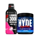 PROSUPPS L-Carnitin 3000 Stimulant freie flüssige Schüsse (Dragon Fruit) und Mr Hyde Signature Serie Pre-Workout Energy Powdered Drink (Blue Razz) Bundle