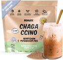 Renude Chagaccino - Chaga Pilzpulver, Pilz Kaffee trinken Mischung mit Adaptogenen, Natürliche Energie und Immununterstützung, Vegan, Keto, Zero Calorie Pilzmischung Pulver - 15 Portionen