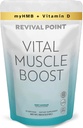 Vital Muscle Boost- Premium myHMB und Vitamin D3 Ergänzung für Erwachsene– Patentiertes HMB Pulver 3000mg- für gesunde Muskeln, Energie & Vibrant Active Life- Unterstützt Proteinsynthese & Stärke