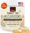 iHeartDogs Türkei Tail Mushroom für Hunde für Lumps, Bumps & Lipomas mit Knochenbrot und 6 Pilzmischung Pulver