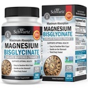 Magnesium Bisglycinat Chelat-Ergänzung - Hohe Absorption Magnesium-Ergänzung für Muskel, Knochen & Gelenk-Unterstützung, Nicht-Laxative, Vollgepuffert, Nicht-GMO, Maximale Bioverfügbarkeit - 360 Kapseln