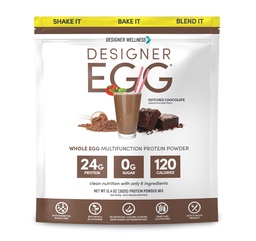 Designer Wellness, Chocolate, Designer Egg Protein Powder, 12.4 oz