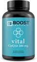 CoQ10 200mg | Hohe Absorption Coq10 mit Bioperine | Pure CoQ10 Vegan Non GMO | No Stearates No Gluten | 60 200 mg Kapseln