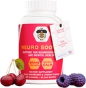 Neuro Soothe, Unterstützung für Neurodiversität und Psychische Gesundheit, Hilft mit Gehirn Wellness und Natürliche Beruhigung, Blue Rasberry und Kirsche Flavor 90 Gummis, 30 Tage Versorgung