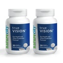 NatureCity True-Vision Eye Health Supplement - Pflanzenbasiertes Lutein und Zeaxanthin mit High Potency Saffron 20mg - Blauer Lichtschutz, Unterstützung Zentrale und Nachtsicht (60 Veggie Kapseln)