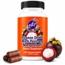 Mangosteen Pericarp Capsules – Organic Freeze Dried Powder Strength, Rich in 56+ Potent Xanthones & Flavonoids, High ORAC – 120 Veggie Kapseln