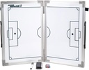 Soccer Innovations Hinged Magnetic Tactic Coaching Board, Extrem tragbare Dry Erase White Board für Fußball Coaches aller Ebenen, um taktische Analyse durchzuführen.