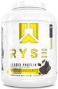 RYSE Loaded Protein Powder - Chocolate Cookie Blast - 25g Whey Protein Isolat & Konzentrat mit Prebiotic Fiber & MCT - Low Carb, Low Sugar, Digestive-Friendly - 54 Portionen / 4 lb Tub